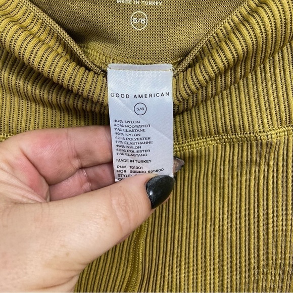 Good american SZ 2X 5/6 chunky rib leggings - Picture 4 of 6